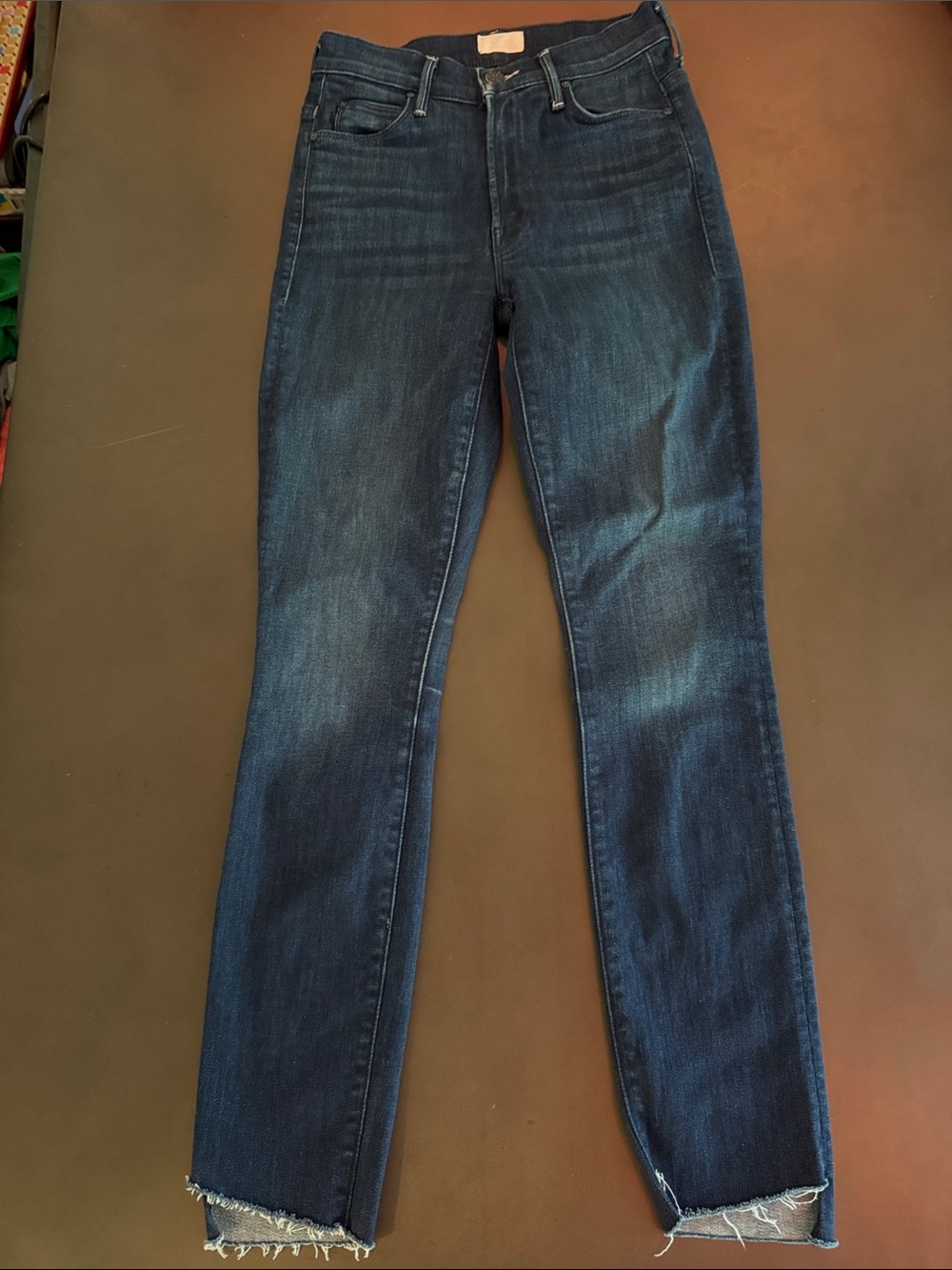MOTHER Women’s Dark Blue Denim Jeans